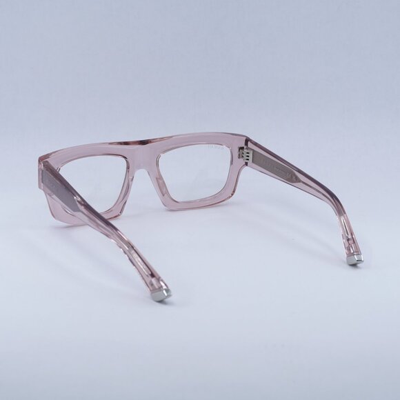 ?️ New Gucci GG1926S 015 Sunglasses - Transparent Pink Frame, Clear Lenses